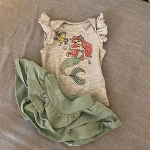 Little Mermaid 0-3 outfit